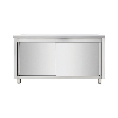 Arbeitsschrank aus Edelstahl 200 x 70