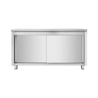 Arbeitsschrank aus Edelstahl 200 x 70