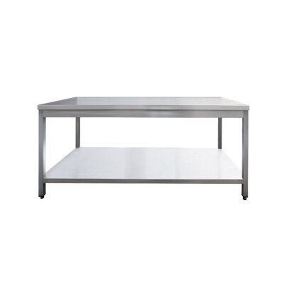 Arbeitstisch aus Edelstahl 120 x 70