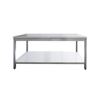 Arbeitstisch aus Edelstahl 120 x 70