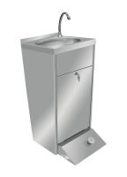Handwaschbecken mit Fusspedal