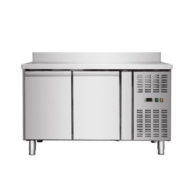 Kühltisch 2 Türen Edelstahl 260 Liter