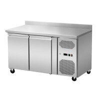 Kühltisch 2 Türen Edelstahl 260 Liter