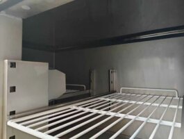 Pizzasaladette 3 Türen Aufsatz Edelstahl 260 Liter
