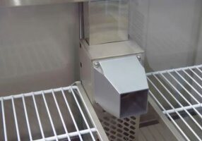 Kühltisch 2 Türen Unterbaukühlung Edelstahl 176 Liter