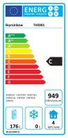 Kühltisch 2 Türen Unterbaukühlung Edelstahl 176 Liter