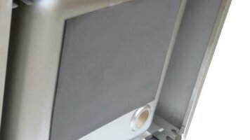 Spültisch aus Edelstahl ein Becken Mitte 60 x 60