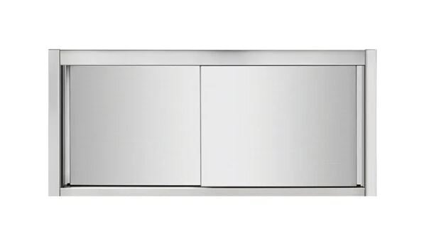 Wandhängeschrank aus Edelstahl 150 x 40 mit Tür