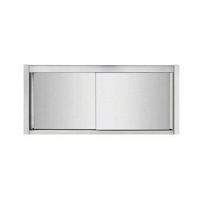 Wandhängeschrank aus Edelstahl 160 x 40 mit Tür
