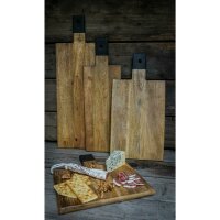Holzschneidebrett Servierbrett Küchenbrett Mangoholz verschiedene Größen