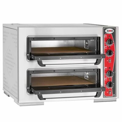 GMG Gas-Pizzaofen PFG 9 - 9x 40cm | 10kW | 400V - Edelstahl 1 Backkammer Gmg