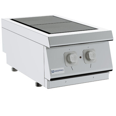 Elektrokochfeld mit 2 drehbaren Gussplatten je 3 kW Tischmodell 400V