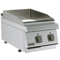 Elektro-Grillplatte Tischmodell glatte verchromte Platte...