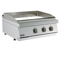 Elektro-Grillplatte Tischmodell glatte verchromte Platte...