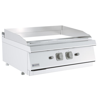 Gas-Grillplatte Tischmodell glatte verchromte Platte 13 kW