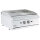 Gas-Grillplatte Tischmodell 1/2 glatte und 1/2 gerillte verchromte Platte 13 kW