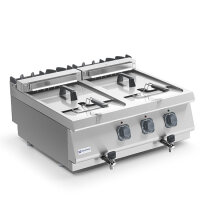 Elektro-Fritteuse Tischmodell 2 x 10 Liter 15 kW 400V
