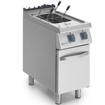 Elektro-Nudelkocher auf geschlossenem Unterbau 18 Liter 9kW 400V
