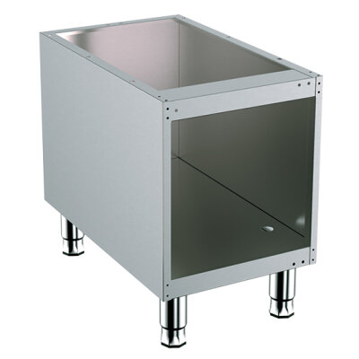 Offener Unterbau aus Edelstahl Breite=400 mm