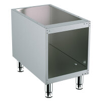 Offener Unterbau aus Edelstahl Breite=400 mm