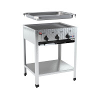 Gas-Kombibräter mit drei Heizschlangen 12kW