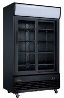 Getränkekühlschrank mit Display schwarz 1000 Liter