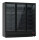 Getränkekühlschrank 3-Türig schwarz 1600L