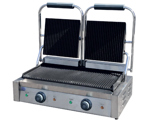 Kontaktgrill oben/unten glatt 2 x 2,2kW