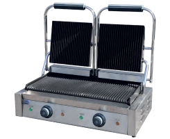 Kontaktgrill oben/unten glatt 2 x 2,2kW