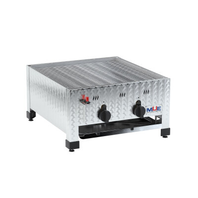 Gas-Kombibräter mit 2 Heizschlangen Auftisch 8kW Erdgas