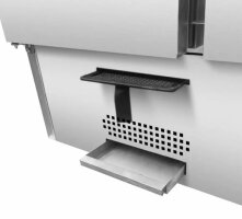 Saladette 3 Türen Edelstahl 260L