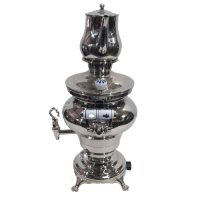 Samowar Teekocher Typ1003 silber Wasserbehälter 3L...