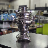 Samowar Teekocher Typ1003 silber Wasserbehälter 3L...