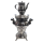 Samowar Teekocher Typ1003 silber Wasserbehälter 3 Liter Teekanne 1 Liter