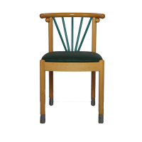 H Spahn Büren Stuhl Holzstuhl mit Kunstleder Sitzfläche gebraucht