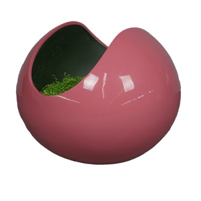 Bodenvase Vase Pflanztopf XXL Retro Design in Hochglanz Pink °60/Höhe 52cm