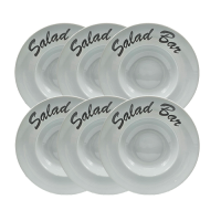 Salatteller Ø 300mm Aufschrift "Salad...
