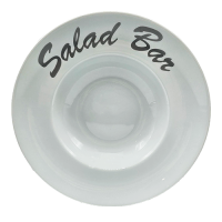 Salatteller Ø 300mm Aufschrift "Salad...
