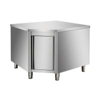 Skyrainbow Arbeitsschrank aus Edelstahl, Eckmodul 600er...