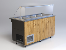 Igloo Kühltheke Gastroline 2.5 900mm 726 Liter