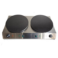 Cookmax Doppel-Crepiere ø 400 mm 6 kW 230V B-Ware