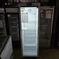 Cookmax Kühlschrank mit Glastür weiß 360 Liter B-Ware