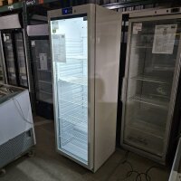 Cookmax Kühlschrank mit Glastür weiß 360 Liter B-Ware