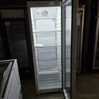 Cookmax Kühlschrank mit Glastür weiß 360 Liter B-Ware