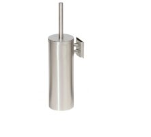 Cookmax Toilettenbürste mit Behälter Edelstahl matt mit Wandhalterung 95 x 95 x 270 mm B-Ware