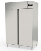 bergman Profiline 1400 Edelstahl Tiefkühlschrank - 2-türig GN 2/1