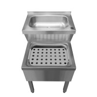 Handwasch-Ausgussbeckenkombination 50x70