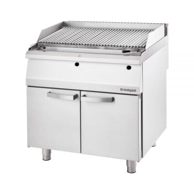 Gas-Lavastein-Grill als Standgerät Serie 700 ND mit V-Rost 13kW