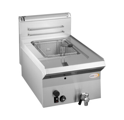 Cookmax Gas-Fritteuse, 1 x 8 Liter 400x650x270mm 7,4 kW 400V B-Ware
