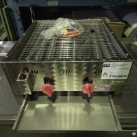 Gas-Kombi Tischbräter Tischgerät 2 Brenner 8 kW